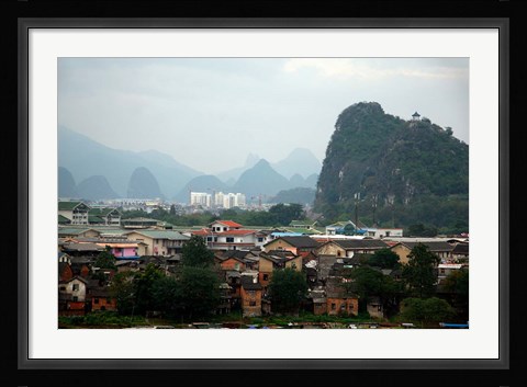 Framed Scenic landscape of Guilin, Guangxi, China Print