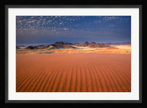 Framed Sand Patterns, Sossosvlei Dunes, Namibia Print