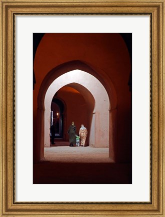 Framed Royal granaries of Moulay Ismail, Meknes, Morocco, Africa Print