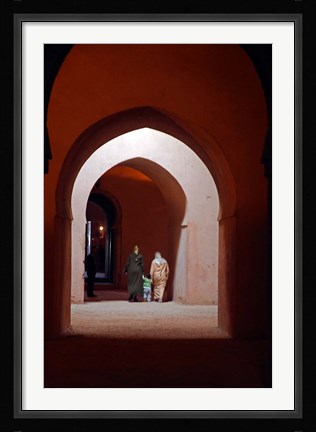 Framed Royal granaries of Moulay Ismail, Meknes, Morocco, Africa Print
