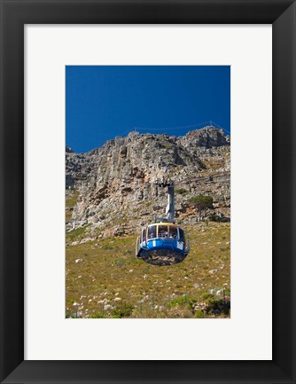 Framed Table Mountain Tram Print