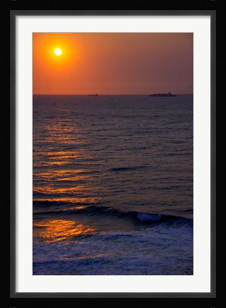 Framed South Africa, KwaZulu Natal, Sunrise Print