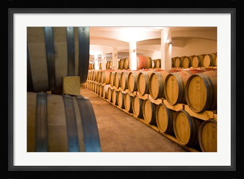 Framed Stellenbosch, South Africa, Stellenbosch winery Print