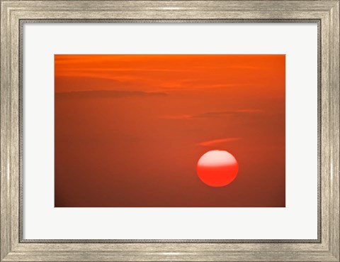 Framed Sunset, Serengeti National Park, Tanzania Print