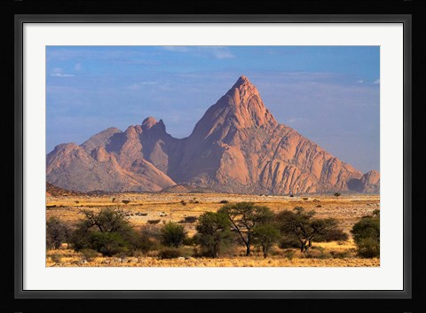 Framed Spitzkoppe (1784 meters), Namibia Print