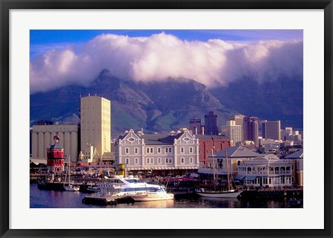 Framed Victoria and Alfred Waterfront, Cape Town, South Africa Print