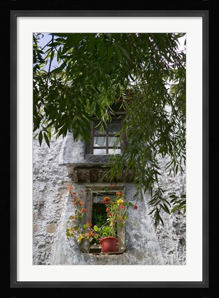 Framed Window Decoration in Sera Temple, Lhasa, Tibet, China Print