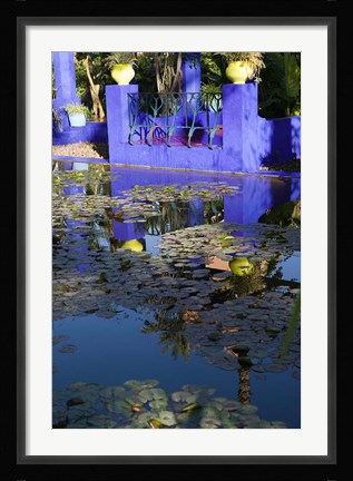 Framed Villa Reflexion, Jardin Majorelle and Museum of Islamic Art, Marrakech, Morocco Print
