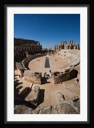 Framed Colosseum, Tunisia Print