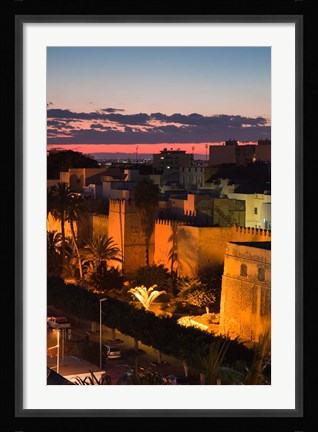 Framed Tunisia, Sfax, Medina along Avenue Ali Belhouane Print