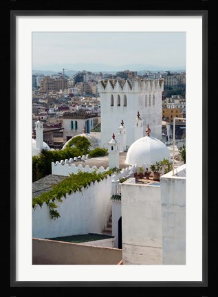 Framed View of Tangier from the Medina, Tangier, Morocco Print