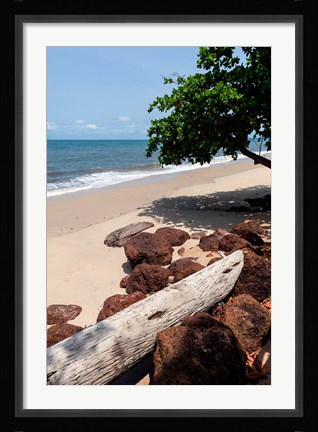 Framed View of the ocean on the Gulf of Guinea, Libreville, Gabon Print