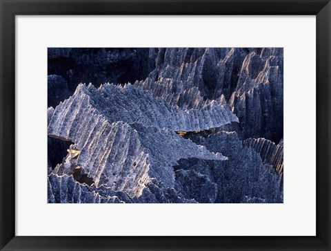 Framed Tsingy Rock Formations, Madagascar Print