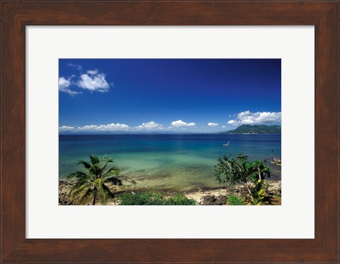 Framed White Sand Beaches and Crystal Clear Waters, Madagascar Print