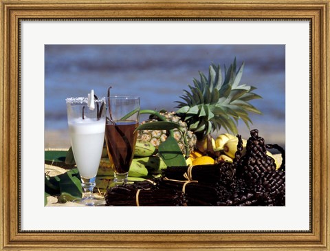 Framed Tropical Breakfast, Madagascar Print