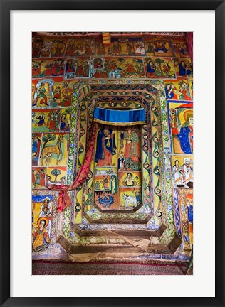 Framed Ura Kidane Meret monastery, Lake Tana, Ethiopia Print