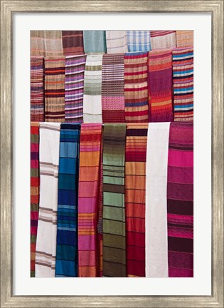 Framed Woven Fabrics, Morocco Print