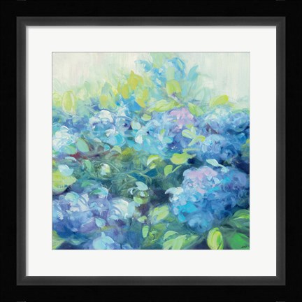 Framed Bright Hydrangea II Print