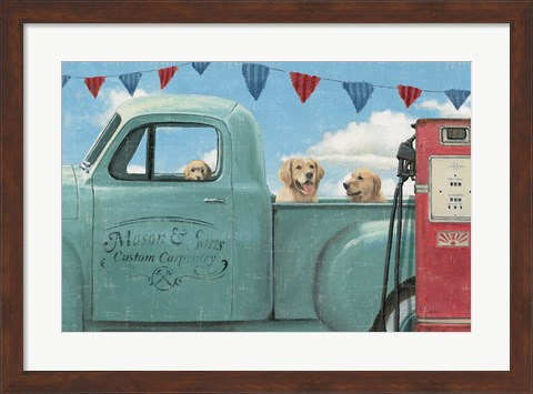 Framed Lets Go for a Ride II Print