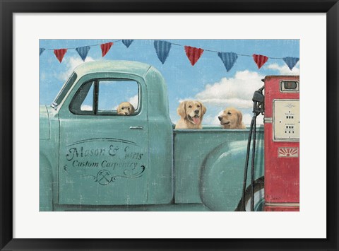 Framed Lets Go for a Ride II Print