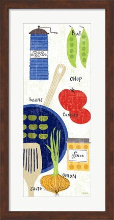 Framed Cooking It Print