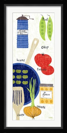 Framed Cooking It Print