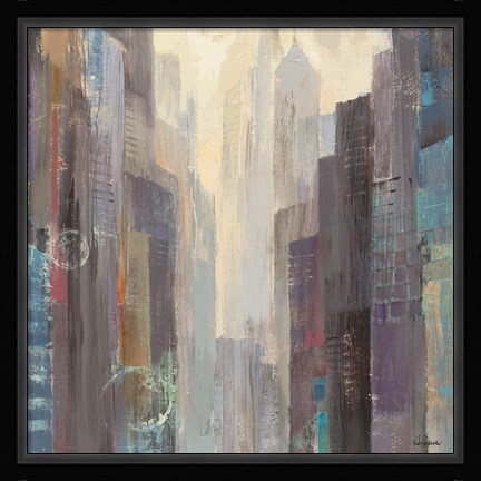 Framed City at Dawn Print