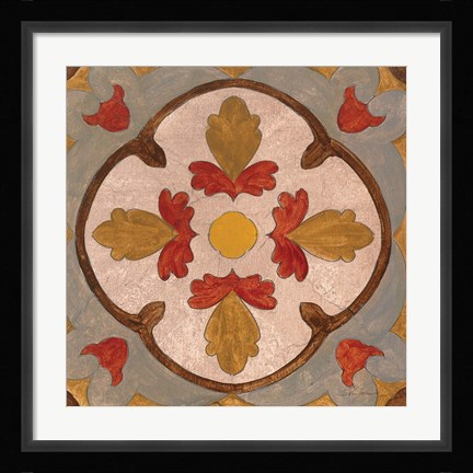 Framed Andalucia Tiles F Color Print