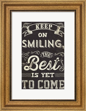 Framed Chalk Quotes II Print