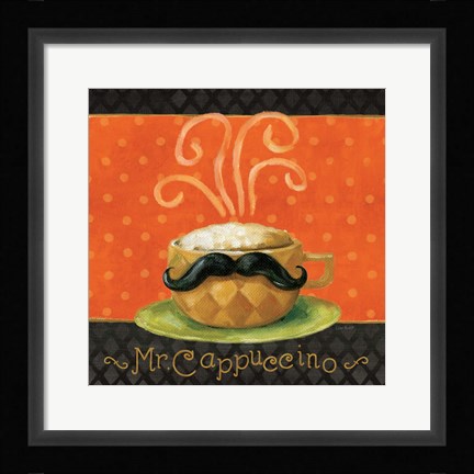 Framed Cafe Moustache IV Square Print