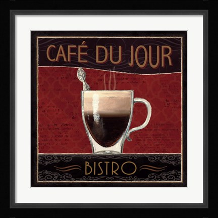 Framed Coffee Shop III Print