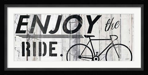 Framed Enjoy the Ride Print
