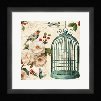 Framed Free as a Bird I Print