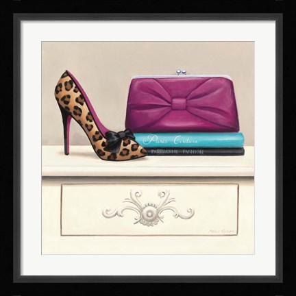 Framed Fashion Avenue I Print