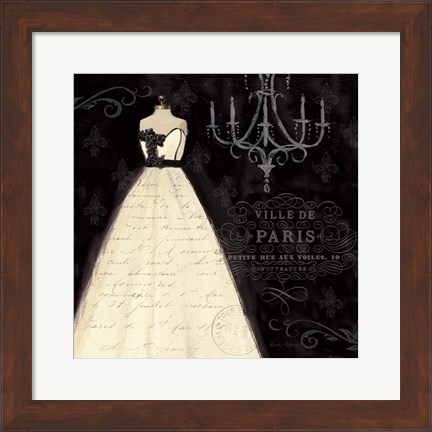 Framed French Couture I Print