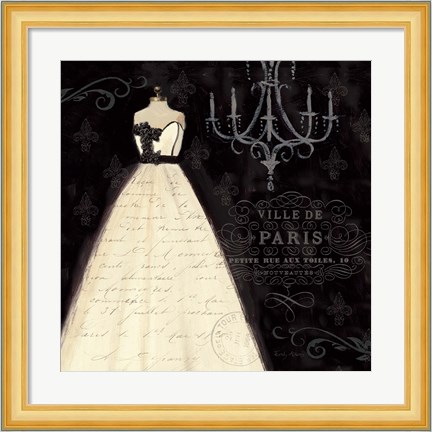 Framed French Couture I Print