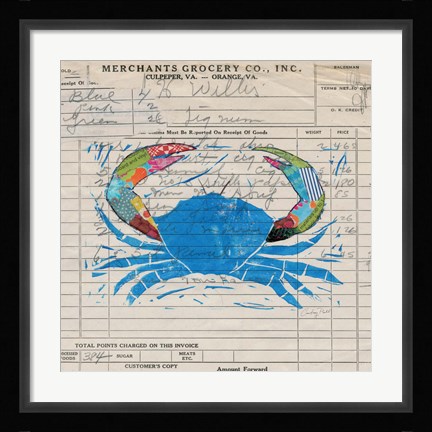 Framed Fresh from the Sea I Print