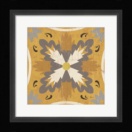 Framed Gray Glow Square XVIII Print