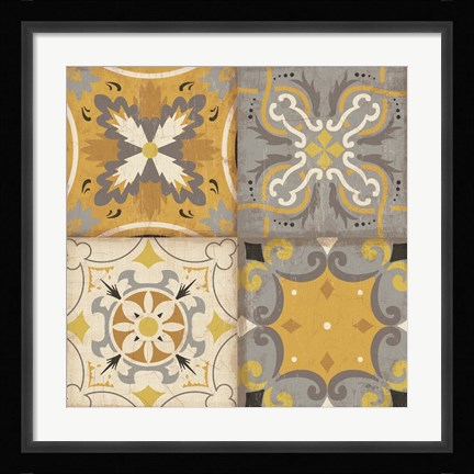 Framed Golden Glow 4pk Print