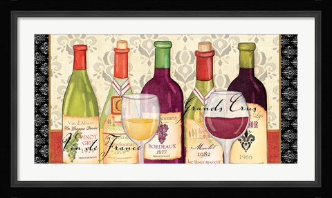 Framed Grand Crus Print
