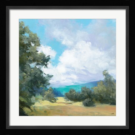 Framed Hedgerow I Print