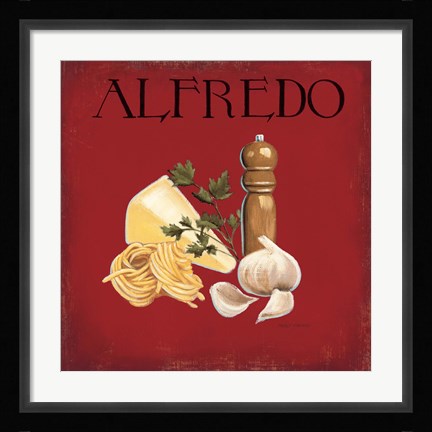 Framed Italian Cuisine III Print
