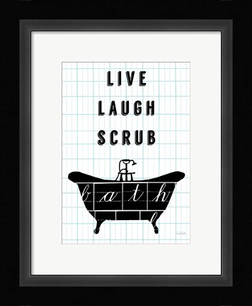 Framed Letterform Tub Print