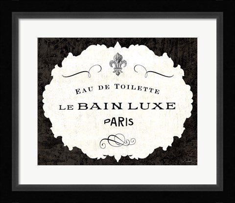 Framed Le Bain Luxe I Print