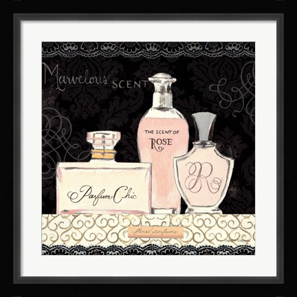 Framed Les Parfum I Print