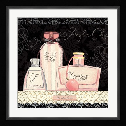 Framed Les Parfum II Print