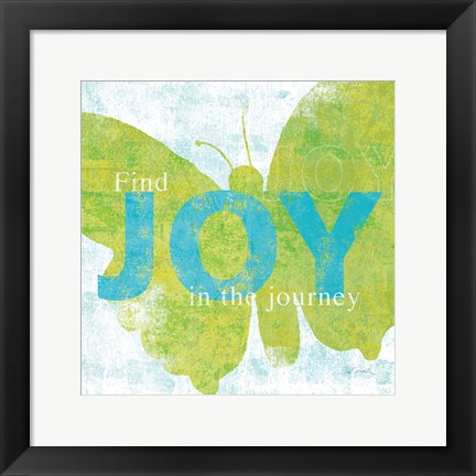 Framed Letterpress Joy Print