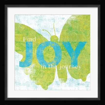 Framed Letterpress Joy Print