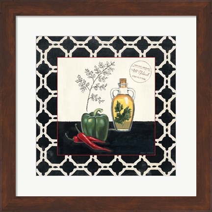 Framed Parsley and Peppers Print