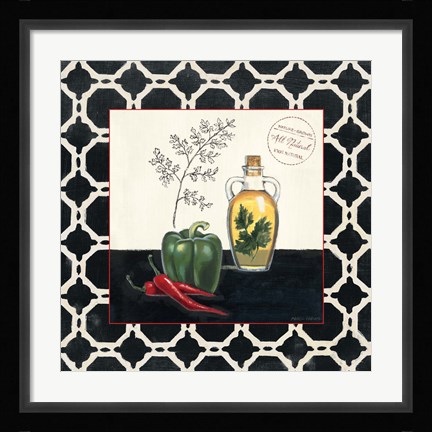 Framed Parsley and Peppers Print